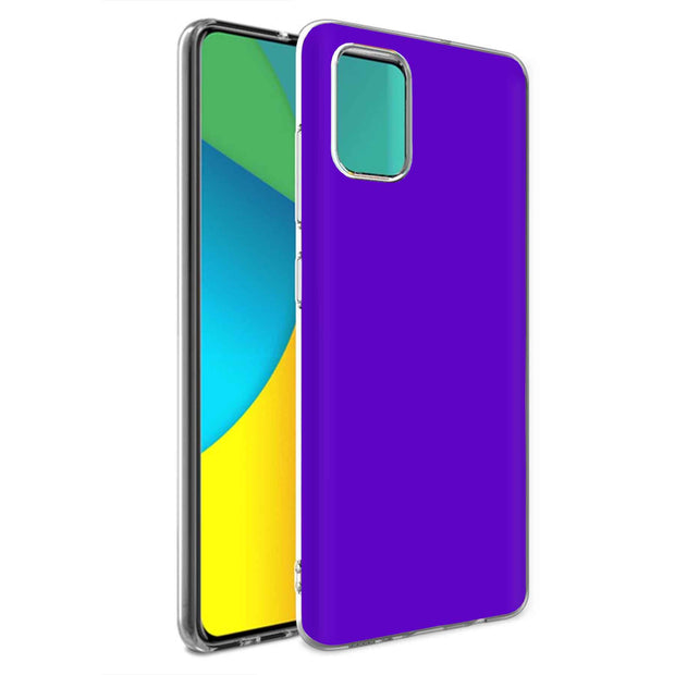 Blue Violet Print Slim Cover For Samsung Galaxy A (A42, A35, A25, A15, A11, A03S), Print in USA