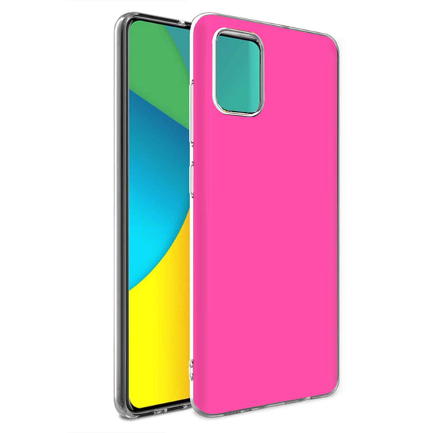 Hot Pink Print Slim Cover For Samsung Galaxy A (A42, A35, A25, A15, A11, A03S), Print in USA