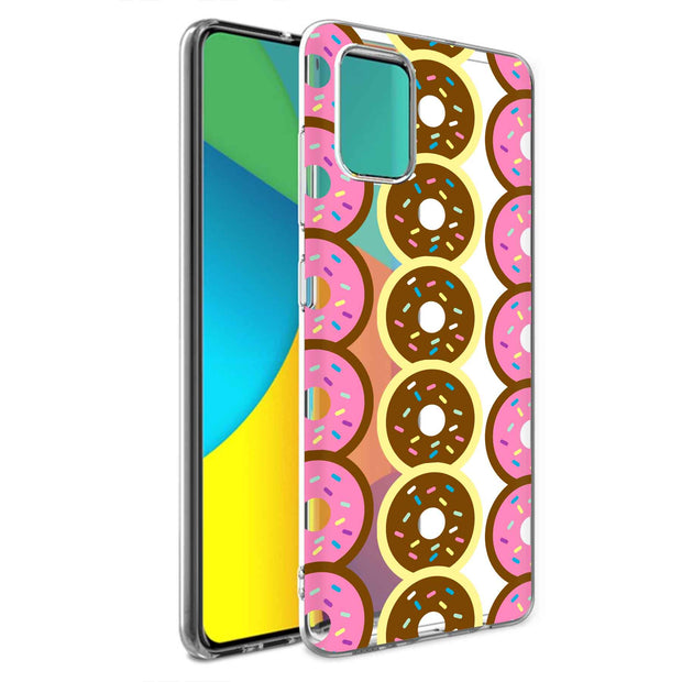 Donuts Print Slim Cover For Samsung Galaxy A (A42, A35, A25, A15, A11, A03S), Print in USA