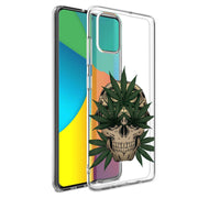 Marijuana Skull Print Slim Cover For Samsung Galaxy A (A42, A35, A25, A15, A11, A03S), Print in USA