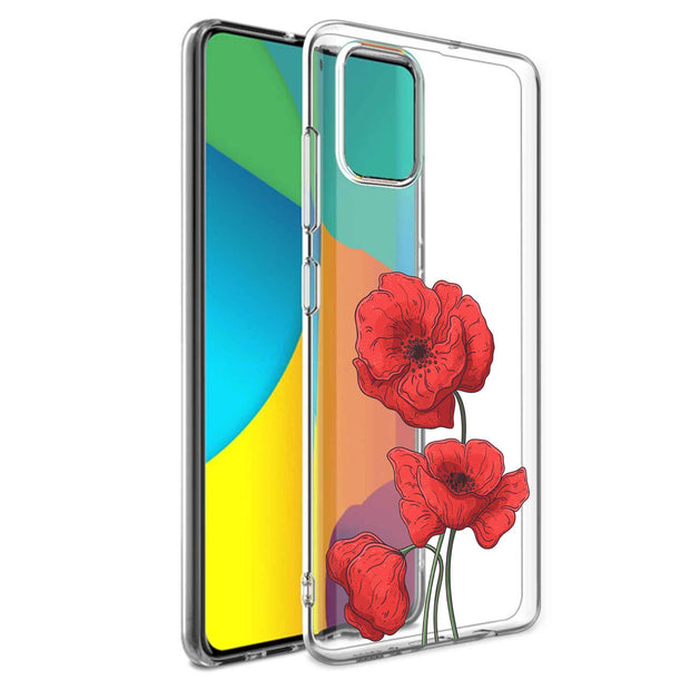 Flower 16 Print Slim Cover For Samsung Galaxy A (A42, A35, A25, A15, A11, A03S), Print in USA