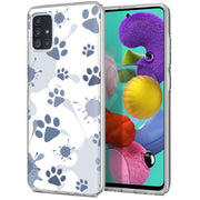 Paw Color 3 Print Slim Cover For Samsung Galaxy A (A42, A35, A25, A15, A11, A03S), Print in USA