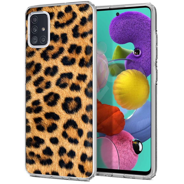 Leopard Fur 4 Print Slim Cover For Samsung Galaxy A (A42, A35, A25, A15, A11, A03S), Print in USA