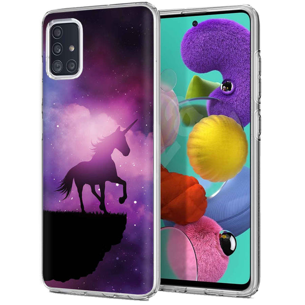 Unicorn Galaxy Print Slim Cover For Samsung Galaxy A (A42, A35, A25, A15, A11, A03S), Print in USA