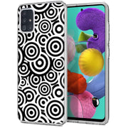 Circles Print Slim Cover For Samsung Galaxy A (A42, A35, A25, A15, A11, A03S), Print in USA