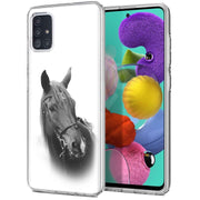 Animal Horse Print Slim Cover For Samsung Galaxy A (A42, A35, A25, A15, A11, A03S), Print in USA