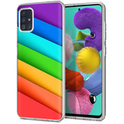 Rainbow Pride Print Slim Cover For Samsung Galaxy A (A42, A35, A25, A15, A11, A03S), Print in USA