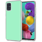 Mint Green Print Slim Cover For Samsung Galaxy A (A42, A35, A25, A15, A11, A03S), Print in USA