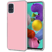 Soft Pink Print Slim Cover For Samsung Galaxy A (A42, A35, A25, A15, A11, A03S), Print in USA