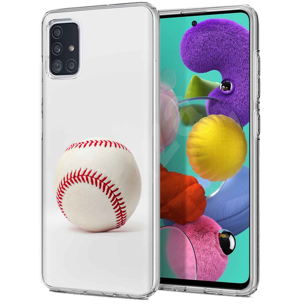 Baseball Sport Print Slim Cover For Samsung Galaxy A (A42, A35, A25, A15, A11, A03S), Print in USA