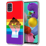 BLM Pride Print Slim Cover For Samsung Galaxy A (A42, A35, A25, A15, A11, A03S), Print in USA