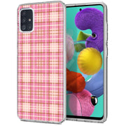 Plaid Pattern 4 Print Slim Cover For Samsung Galaxy A (A42, A35, A25, A15, A11, A03S), Print in USA