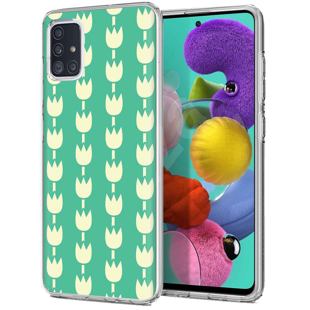 Floral 08 Print Slim Cover For Samsung Galaxy A (A42, A35, A25, A15, A11, A03S), Print in USA