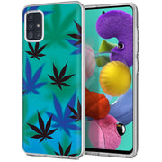 Marijuana Blue Print Slim Cover For Samsung Galaxy A (A42, A35, A25, A15, A11, A03S), Print in USA