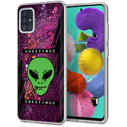 Alien Weed Print Slim Cover For Samsung Galaxy A (A42, A35, A25, A15, A11, A03S), Print in USA