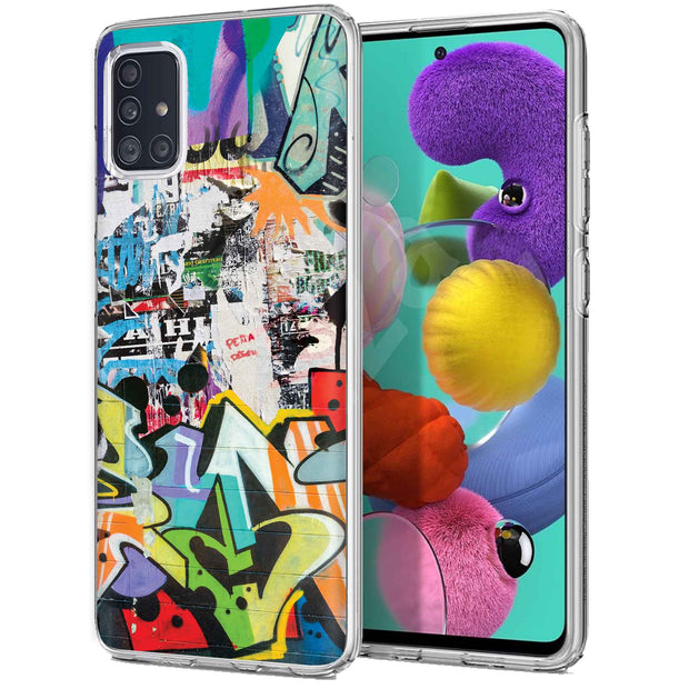 Street Graffiti Print Slim Cover For Samsung Galaxy A (A42, A35, A25, A15, A11, A03S), Print in USA