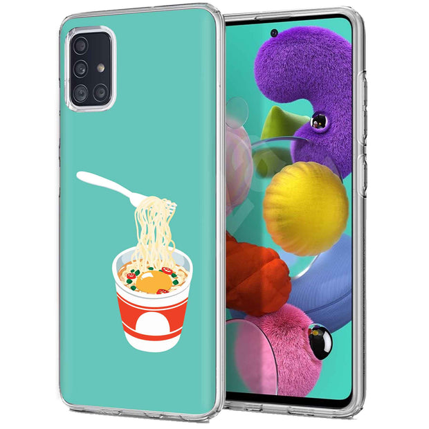 Tasty Ramen Print Slim Cover For Samsung Galaxy A (A42, A35, A25, A15, A11, A03S), Print in USA