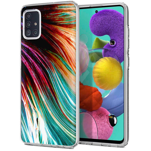 Fish Scales Print Slim Cover For Samsung Galaxy A (A42, A35, A25, A15, A11, A03S), Print in USA