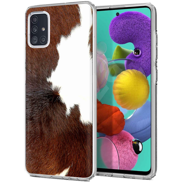 Dairy Cow Fur Print Slim Cover For Samsung Galaxy A (A42, A35, A25, A15, A11, A03S), Print in USA