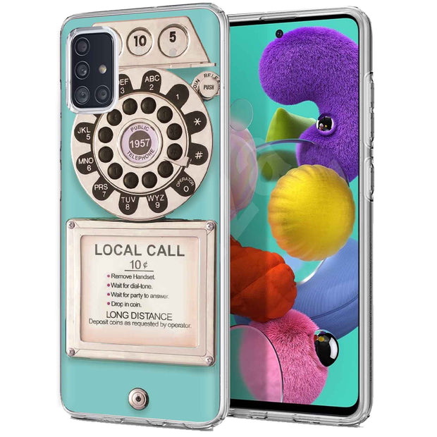 Telephone 01 Print Slim Cover For Samsung Galaxy A (A42, A35, A25, A15, A11, A03S), Print in USA