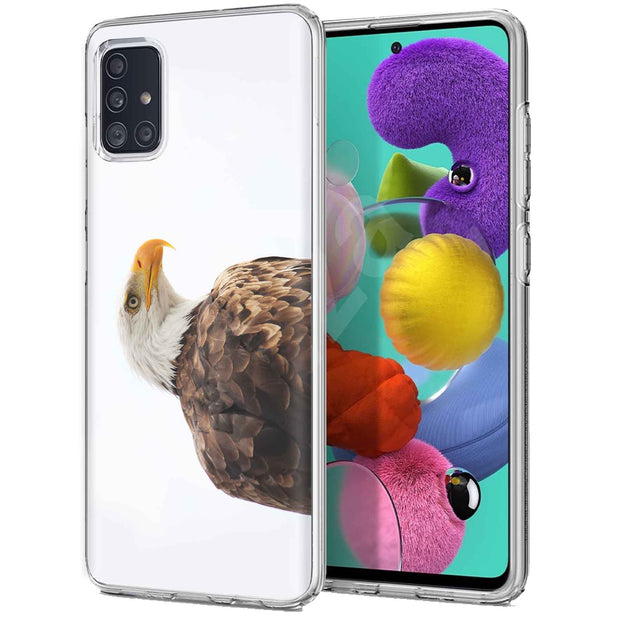Eagle Photo Print Slim Cover For Samsung Galaxy A (A42, A35, A25, A15, A11, A03S), Print in USA
