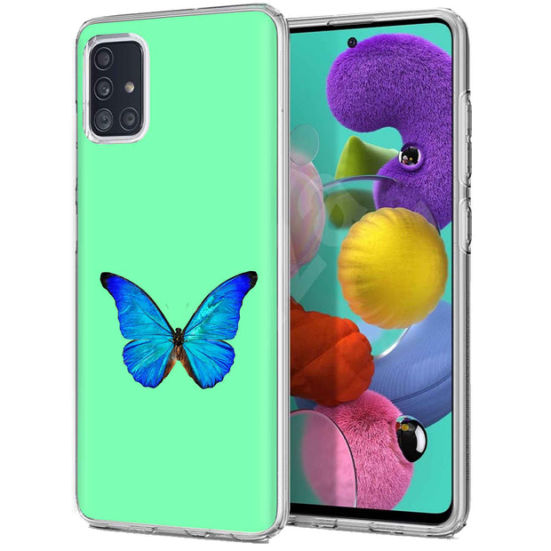 Butterfly Photo Print Slim Cover For Samsung Galaxy A (A42, A35, A25, A15, A11, A03S), Print in USA