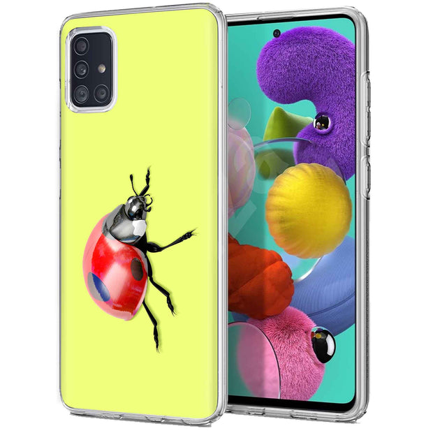 Ladybug Photo Print Slim Cover For Samsung Galaxy A (A42, A35, A25, A15, A11, A03S), Print in USA