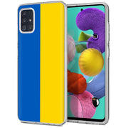 Flag Ukraine Print Slim Cover For Samsung Galaxy A (A42, A35, A25, A15, A11, A03S), Print in USA