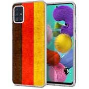 Germany Flag  Print Slim Cover For Samsung Galaxy A (A42, A35, A25, A15, A11, A03S), Print in USA