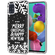 Merry Christmas Print Slim Cover For Samsung Galaxy A (A42, A35, A25, A15, A11, A03S), Print in USA