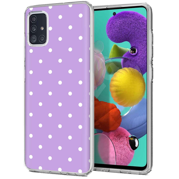 Polka Dot 5 Print Slim Cover For Samsung Galaxy A (A42, A35, A25, A15, A11, A03S), Print in USA