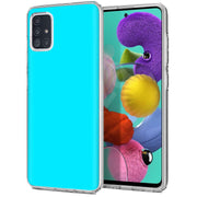 Sky Blue Print Slim Cover For Samsung Galaxy A (A42, A35, A25, A15, A11, A03S), Print in USA