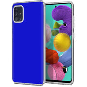 Royal Blue Print Slim Cover For Samsung Galaxy A (A42, A35, A25, A15, A11, A03S), Print in USA