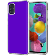 Blue Violet Print Slim Cover For Samsung Galaxy A (A42, A35, A25, A15, A11, A03S), Print in USA