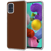 Dark Chocolate Print Slim Cover For Samsung Galaxy A (A42, A35, A25, A15, A11, A03S), Print in USA