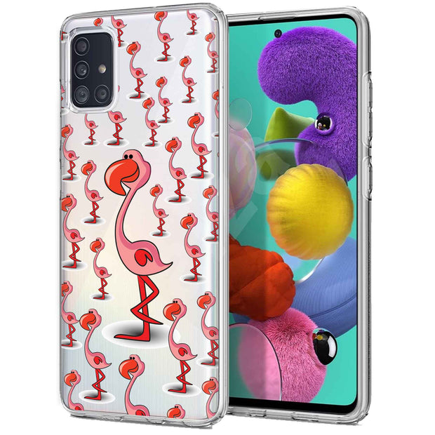 Flamingo One Print Slim Cover For Samsung Galaxy A (A42, A35, A25, A15, A11, A03S), Print in USA