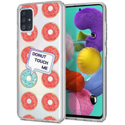 No Touch Donut Print Slim Cover For Samsung Galaxy A (A42, A35, A25, A15, A11, A03S), Print in USA