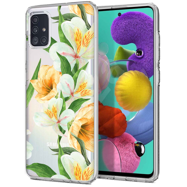 Flower 10 Print Slim Cover For Samsung Galaxy A (A42, A35, A25, A15, A11, A03S), Print in USA