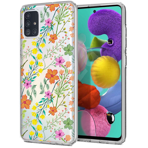 Flower 20 Print Slim Cover For Samsung Galaxy A (A42, A35, A25, A15, A11, A03S), Print in USA