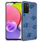 Paw Footprints Print Slim Cover For Samsung Galaxy A (A42, A35, A25, A15, A11, A03S), Print in USA