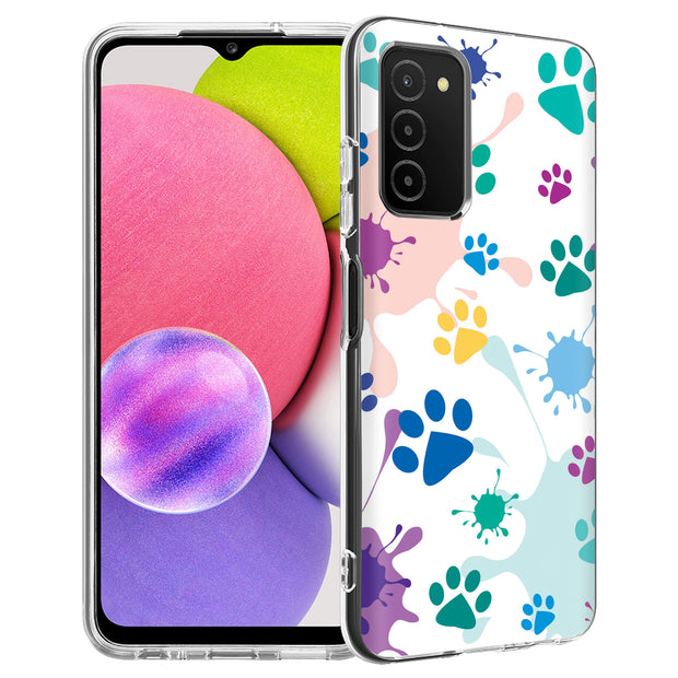 Paw Color 2 Print Slim Cover For Samsung Galaxy A (A42, A35, A25, A15, A11, A03S), Print in USA