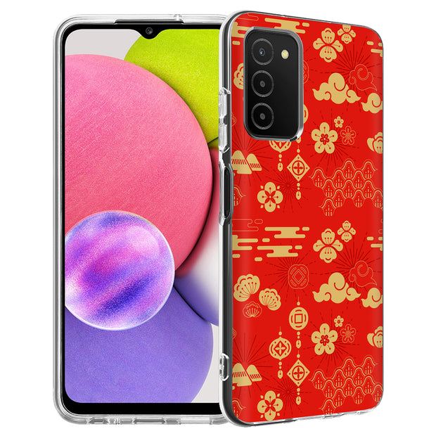 Lunar New Year Print Slim Cover For Samsung Galaxy A (A42, A35, A25, A15, A11, A03S), Print in USA