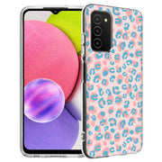 Pink Leopard Print Slim Cover For Samsung Galaxy A (A42, A35, A25, A15, A11, A03S), Print in USA