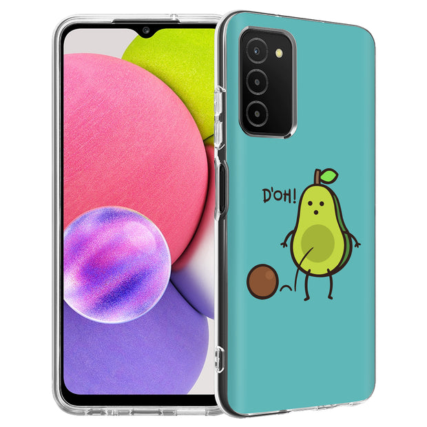 Funny Avocado 2 Print Slim Cover For Samsung Galaxy A (A42, A35, A25, A15, A11, A03S), Print in USA