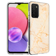 Yellow Marble Print Slim Cover For Samsung Galaxy A (A42, A35, A25, A15, A11, A03S), Print in USA