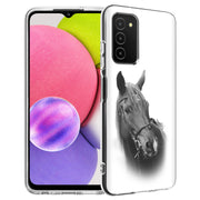 Animal Horse Print Slim Cover For Samsung Galaxy A (A42, A35, A25, A15, A11, A03S), Print in USA