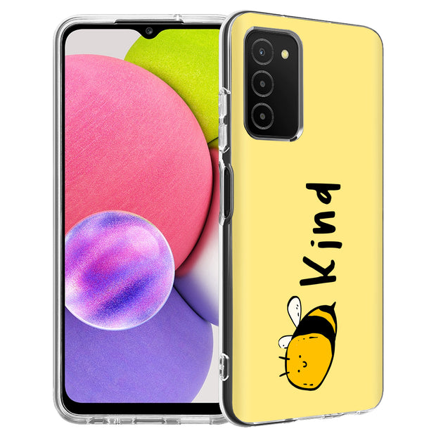 Bee Kind Print Slim Cover For Samsung Galaxy A (A42, A35, A25, A15, A11, A03S), Print in USA