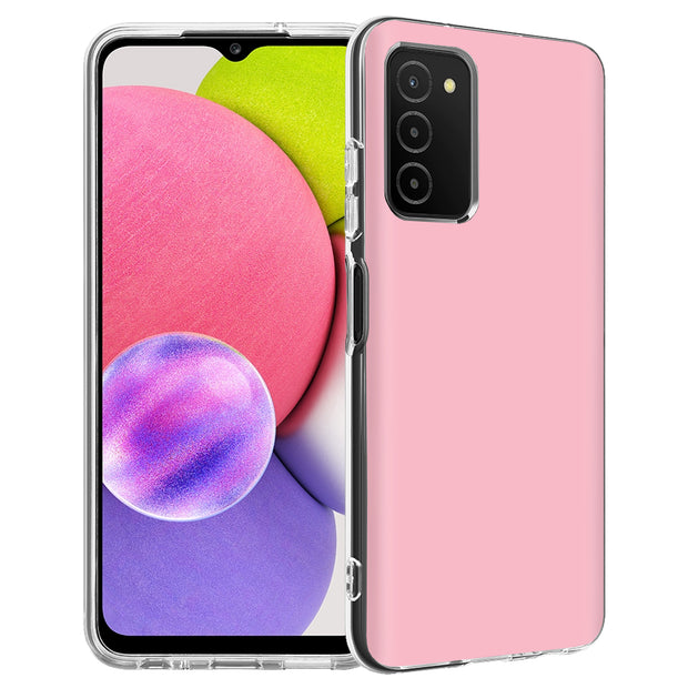 Soft Pink Print Slim Cover For Samsung Galaxy A (A42, A35, A25, A15, A11, A03S), Print in USA