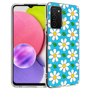 Daisy Pattern Print Slim Cover For Samsung Galaxy A (A42, A35, A25, A15, A11, A03S), Print in USA