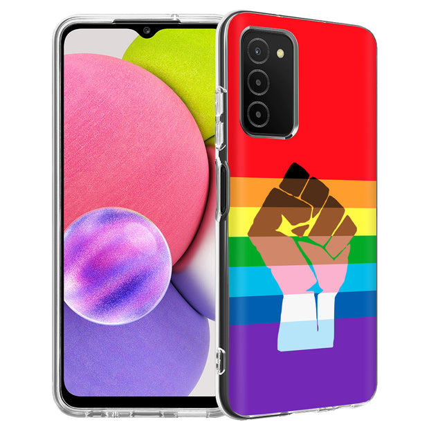 BLM Pride Print Slim Cover For Samsung Galaxy A (A42, A35, A25, A15, A11, A03S), Print in USA